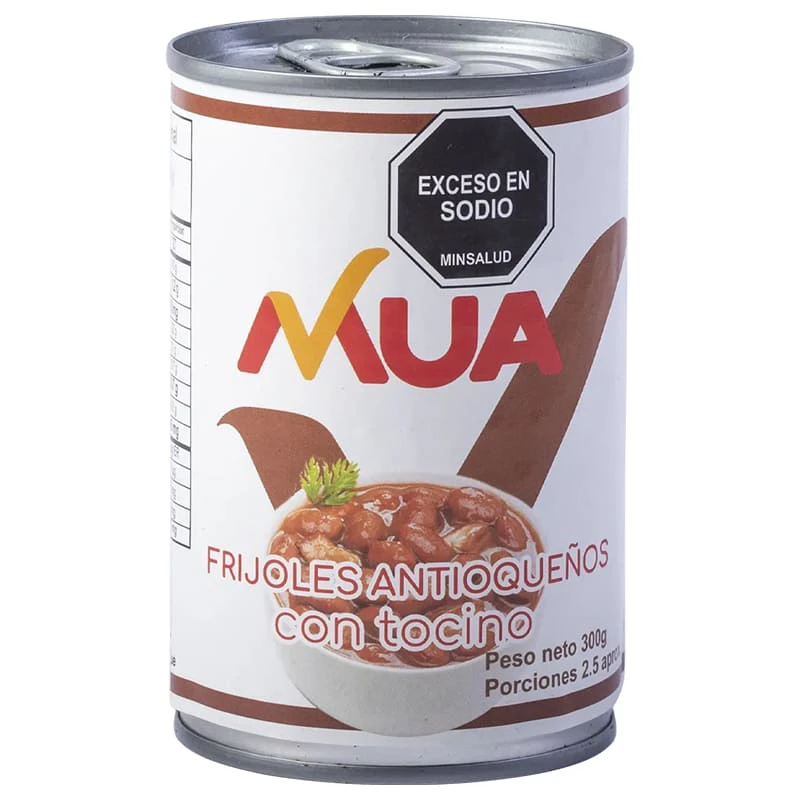 FRIJOL MUA LATA CON TOCINO X 300 GR