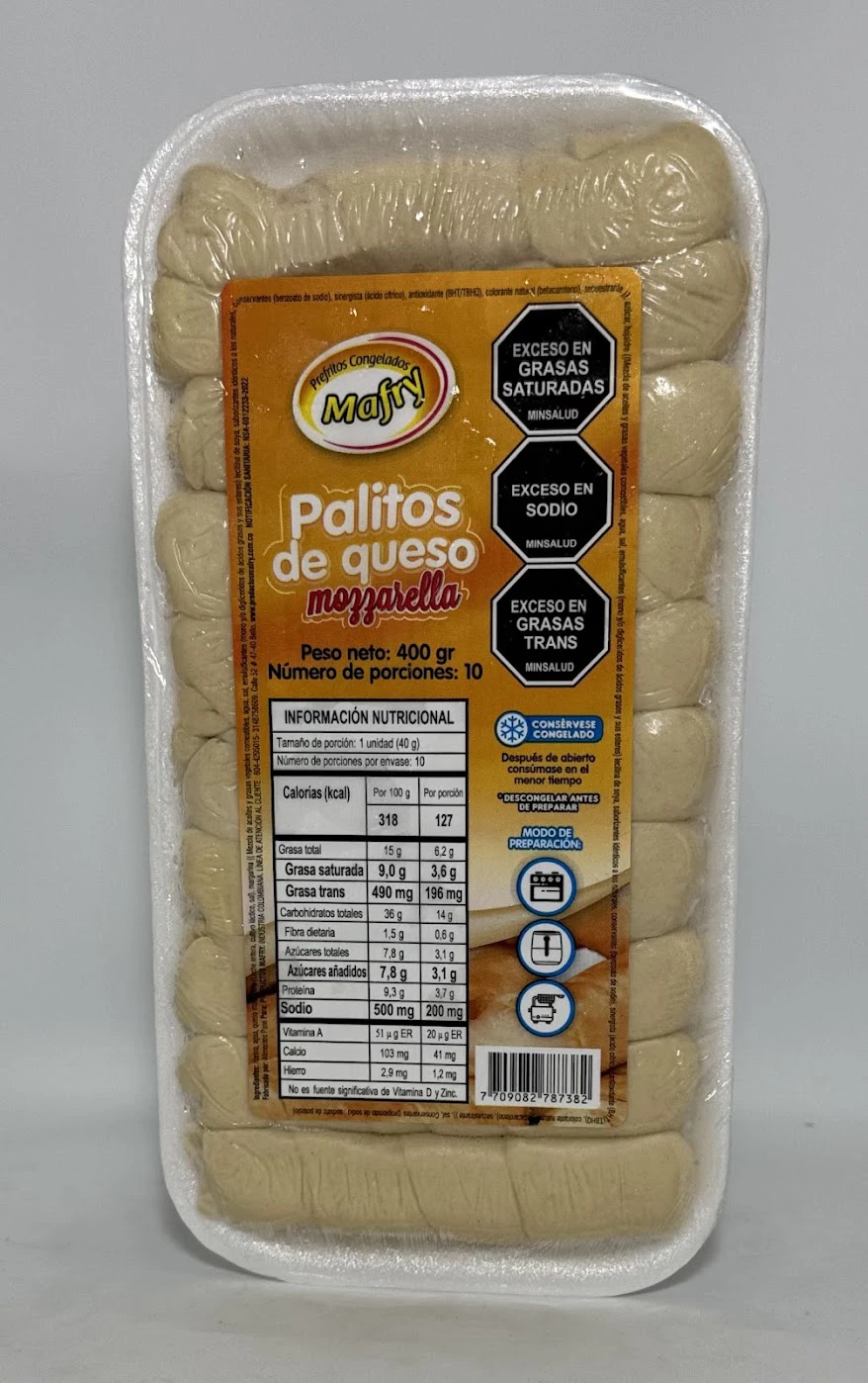 PALITOS MAFRY QUESO X 10 UNDS