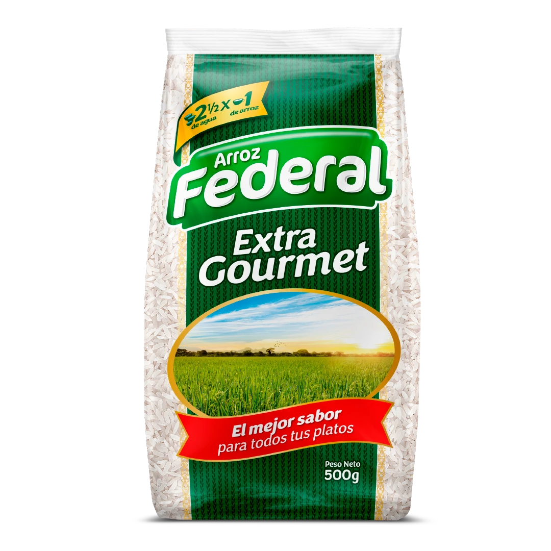 ARROZ FEDERAL EXT/GOUR X 500 GR