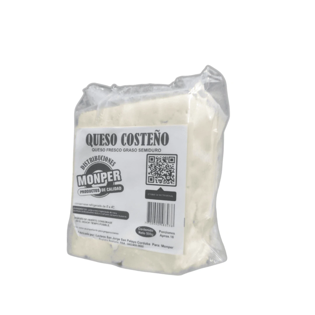 QUESO COSTEÑO CORRAL X 500 GR
