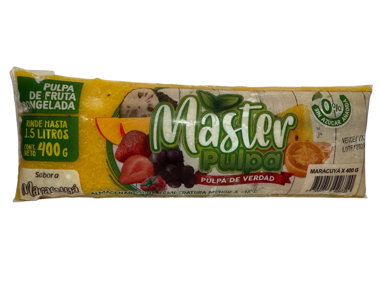MASTER PULPA MARACUYA X 400 GR