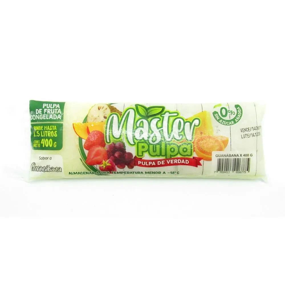MASTER PULPA GUANABANA X 400 GR