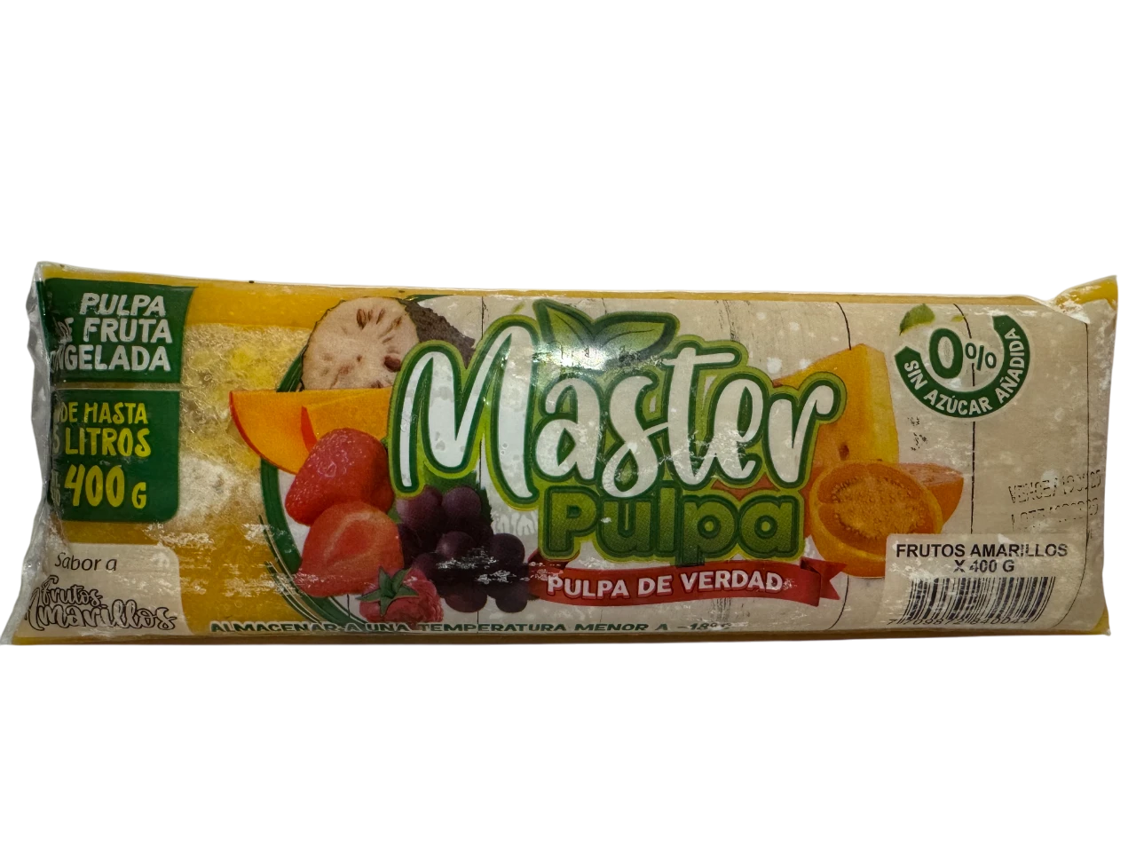 PULPA MASTER PULPA FRUTOS AMARILLOS X 400 GR