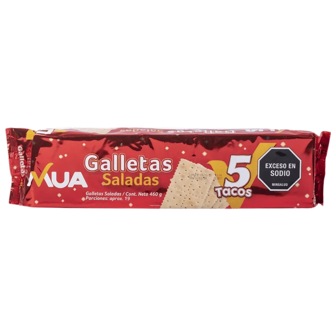 GALLETAS MUA SALTIN X 5 TACOS X 460 GR