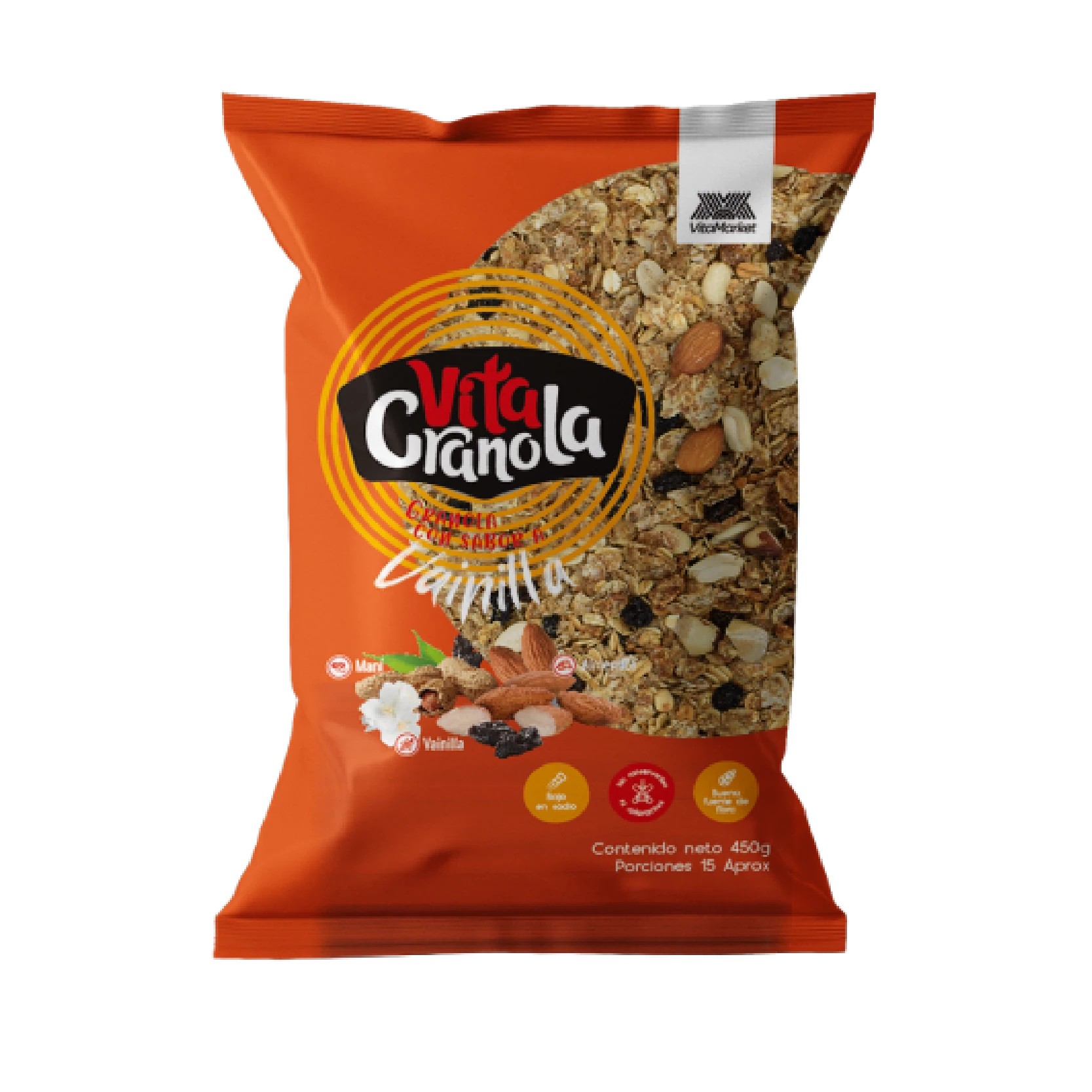 GRANOLA VITAMARKET VAINILLA X 450 GR