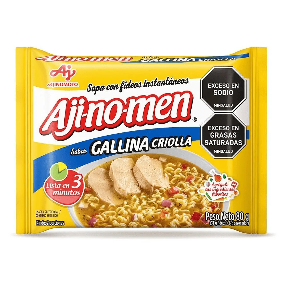 SOPAS AJINOMEN GALLINA CRIO X 80 GR