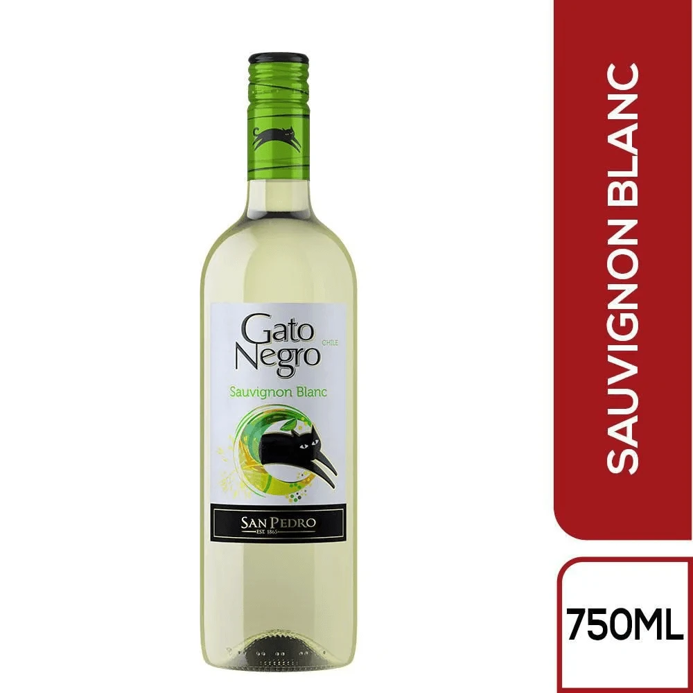 VINO GATO NEGRO SAUV BLANC X 750 ML