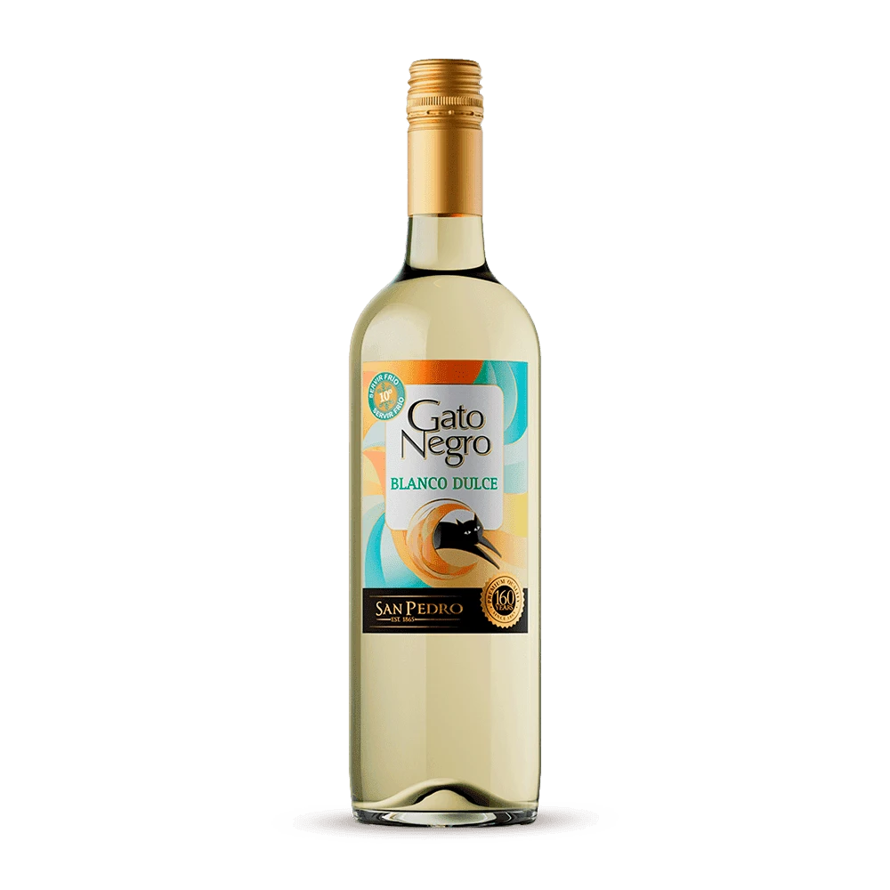 VINO GATO NEGRO BLANCO DULCE X 750 ML