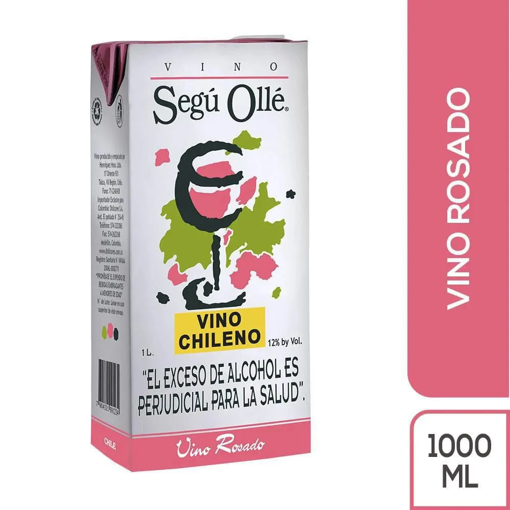 VINO SEGU OLLE ROSADO X 1000 ML