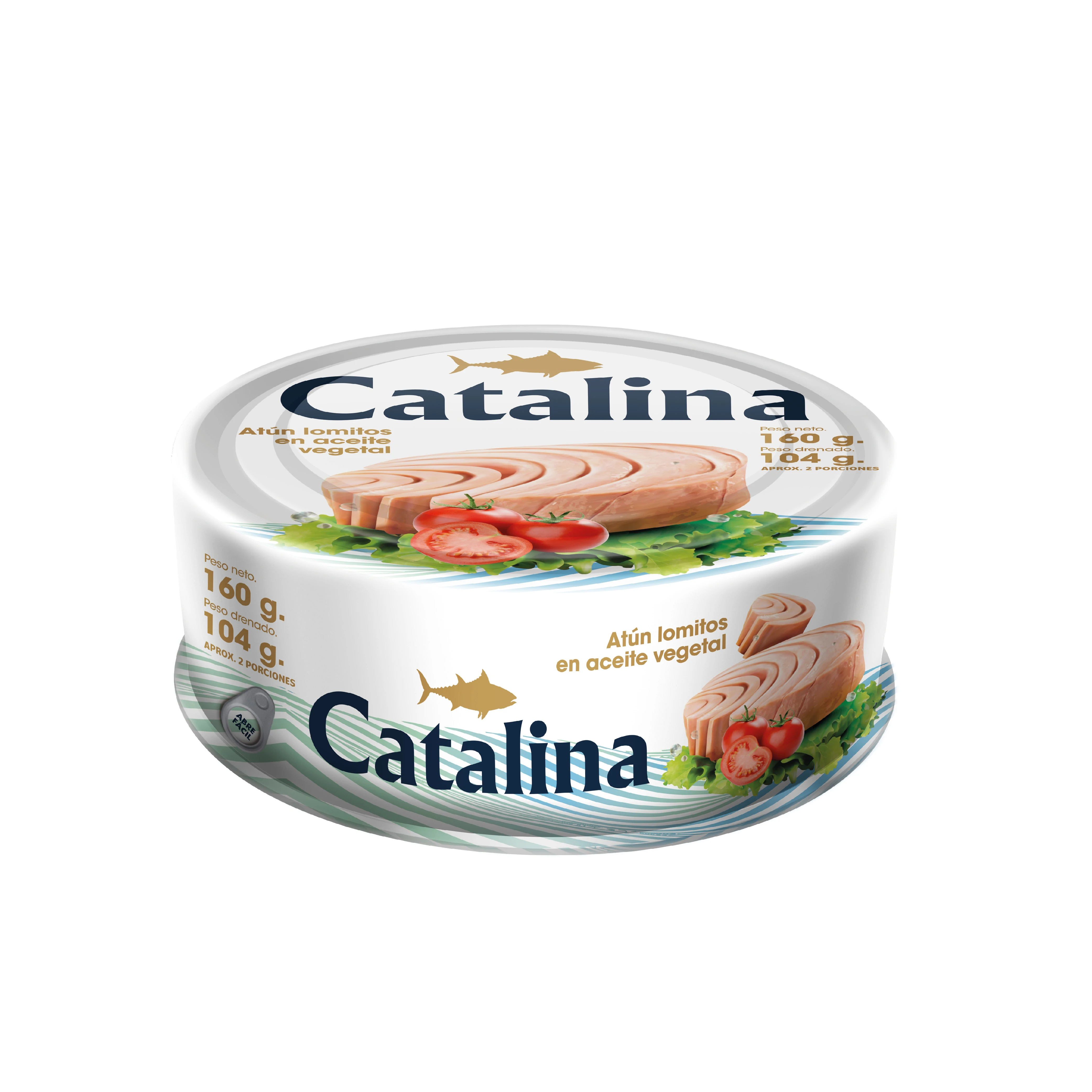 ATUN CATALINA LOMITO ACEITE X 160 GR