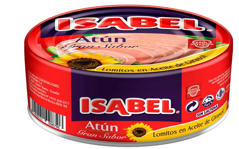 ATUN ISABEL ACEITE GIRASOL X 142 GR