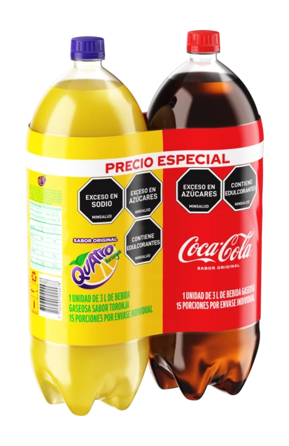 COCA COLA X  3LT + QUATRO X 3 LT