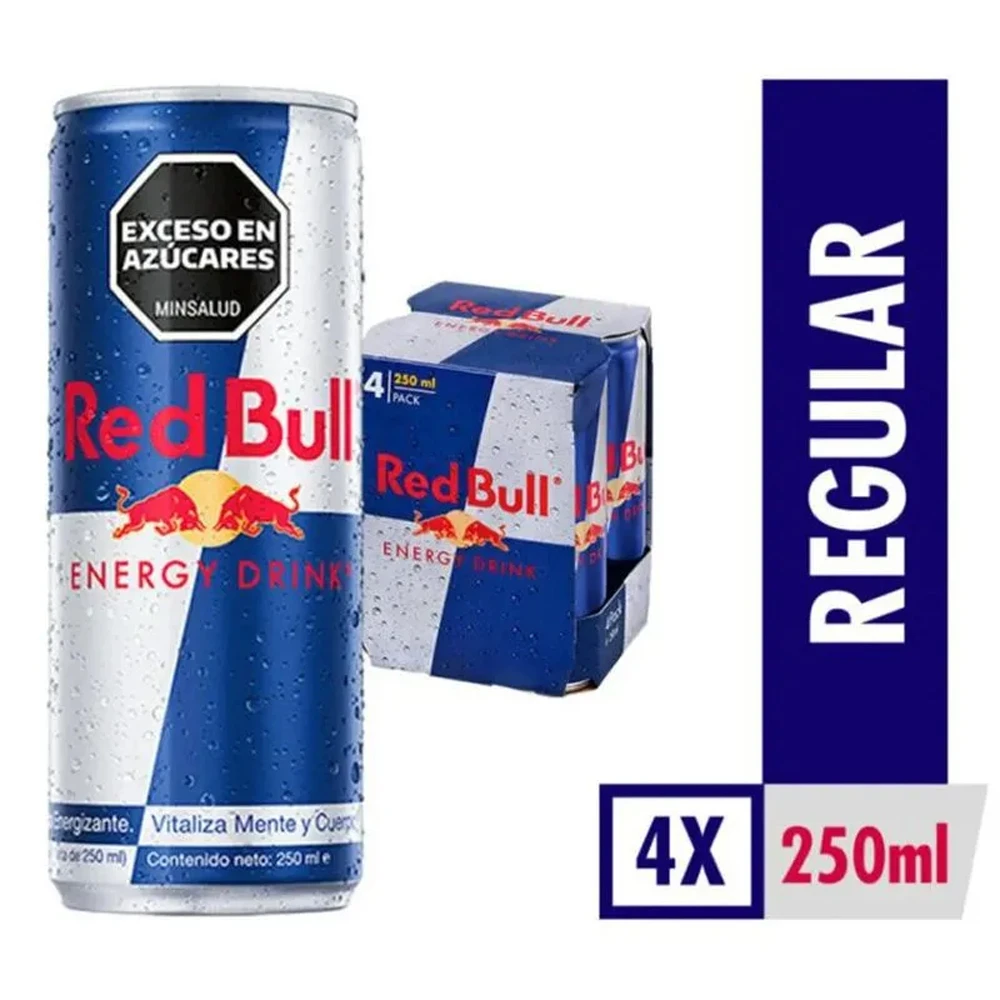 RED BULL X 250 ML X 4 UNDS