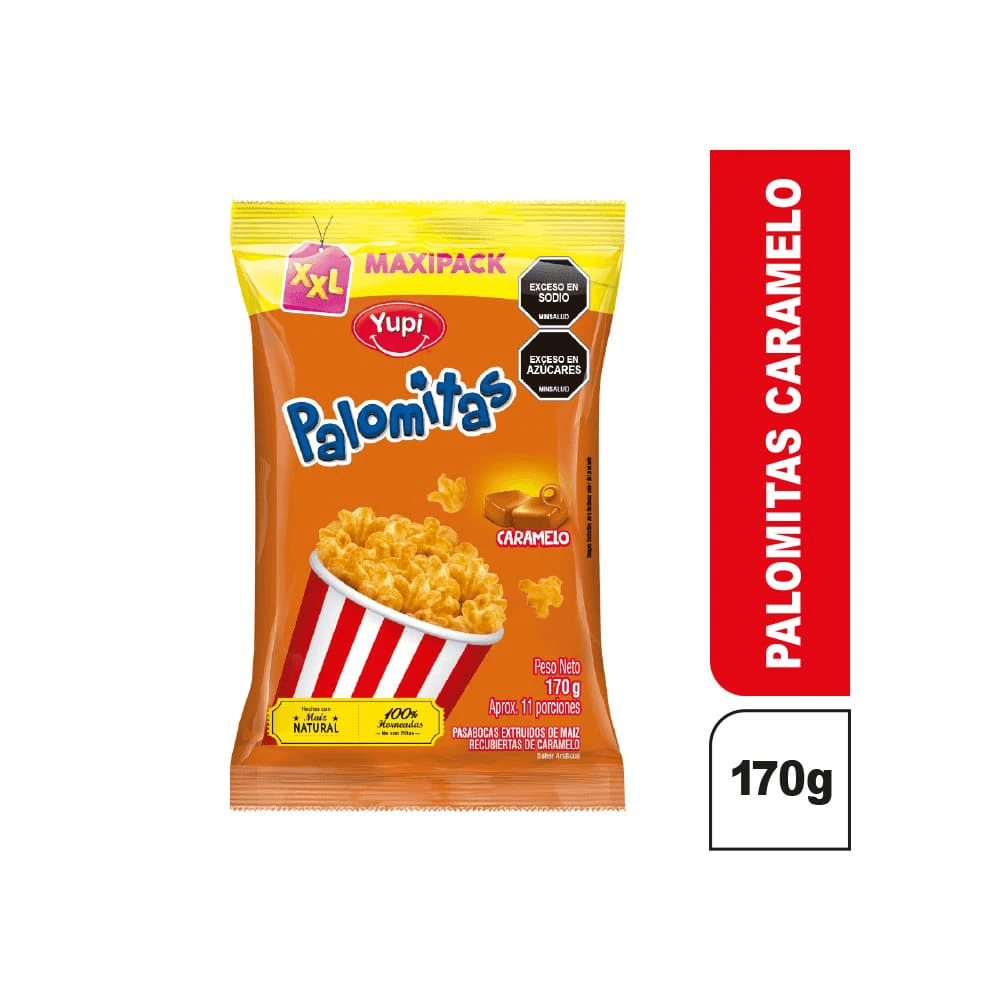 PALOMITAS YUPI CARAMELO X 170 GR