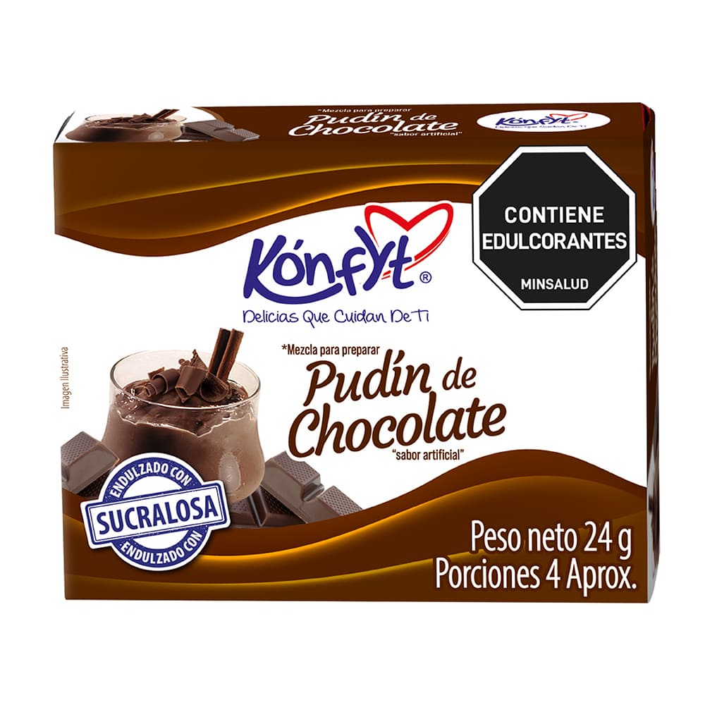 PUDIN KONFYT DIETETICO CHOCOL*24GR