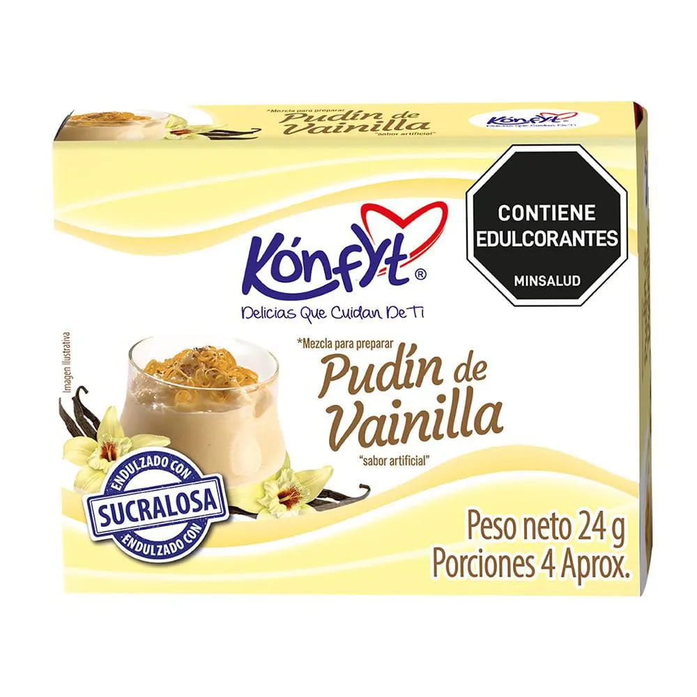 PUDIN KONFYT DIETETICO VAINILLA*24GR