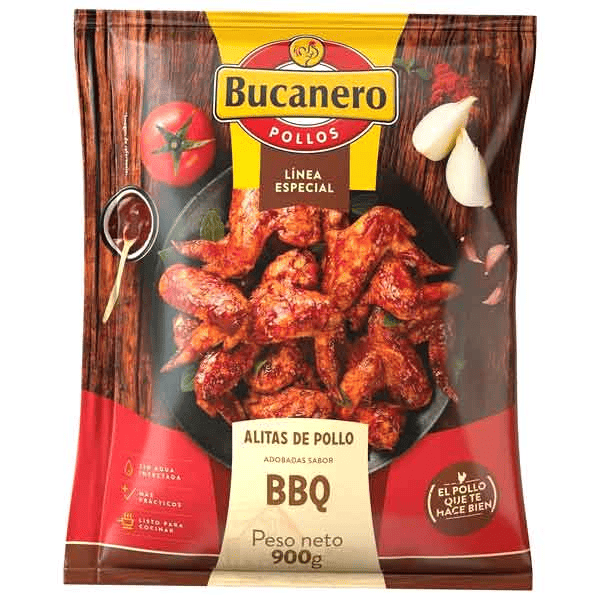 ALITAS BUCANERO BBQ BOL*900G