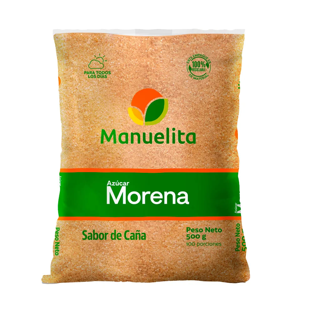 AZUCAR MORENA MANUELITA X 500 GR