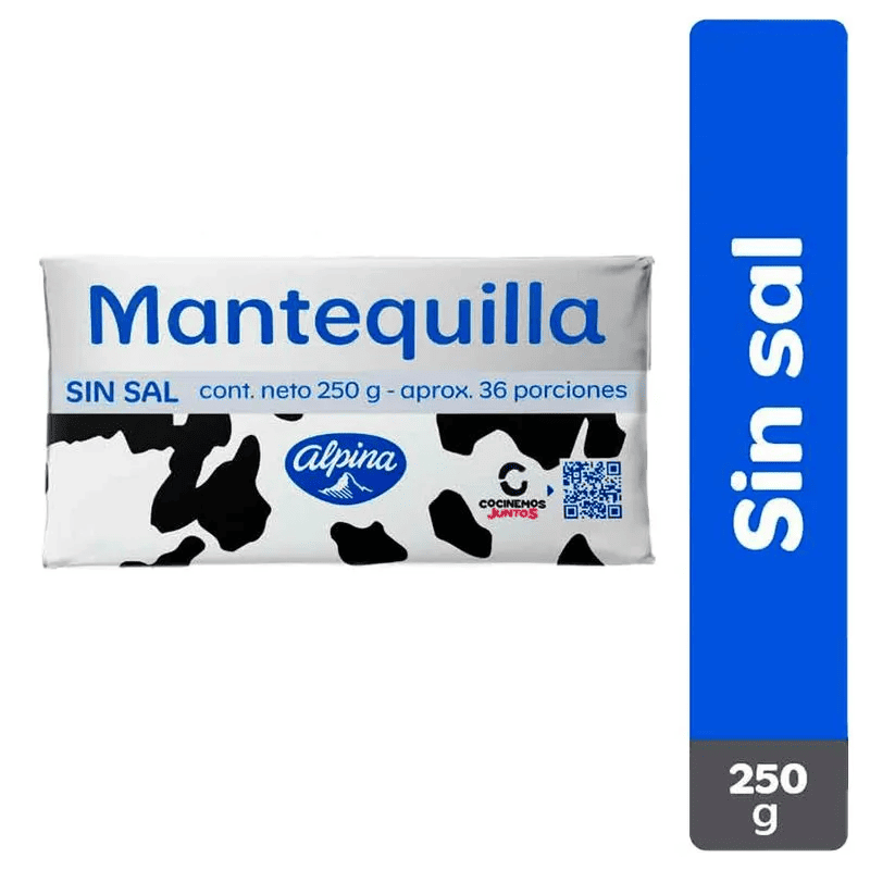 MANTEQ ALPINA S/SAL*250G