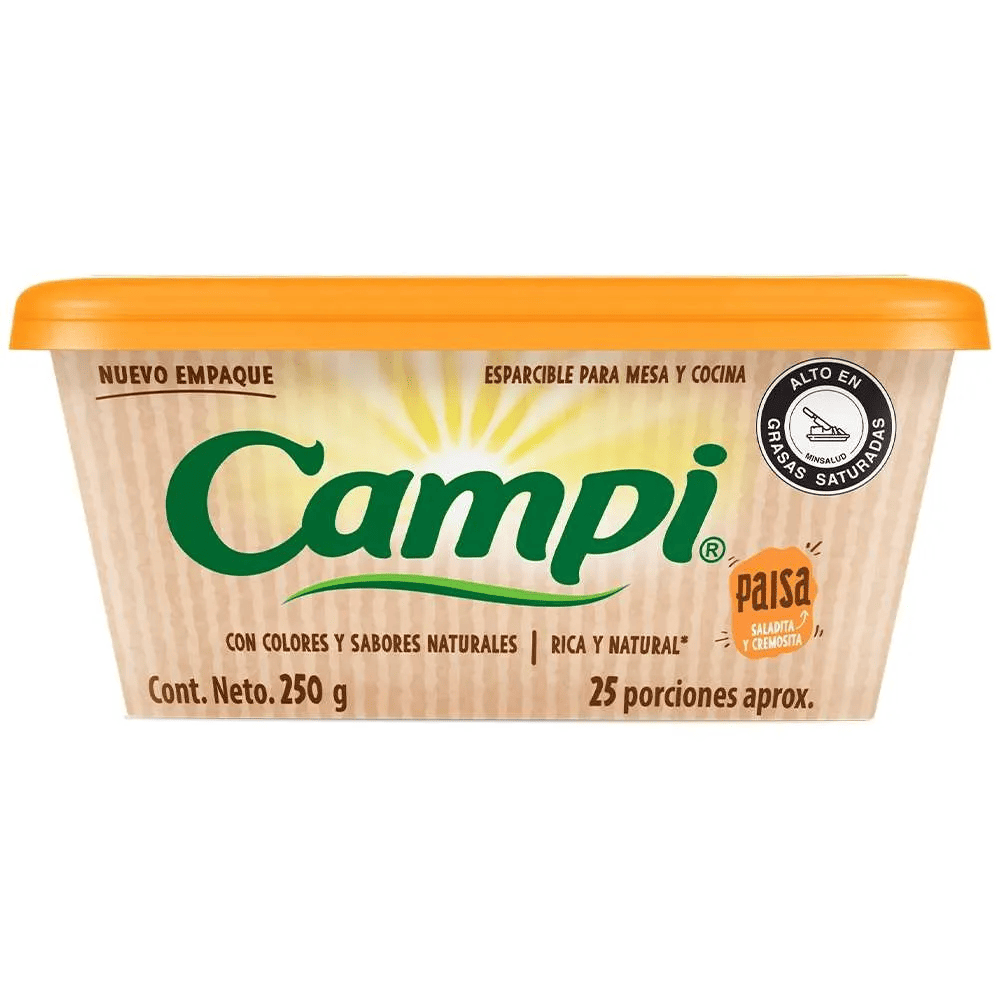 MARGARINA CAMPI PAISA X 250 GR