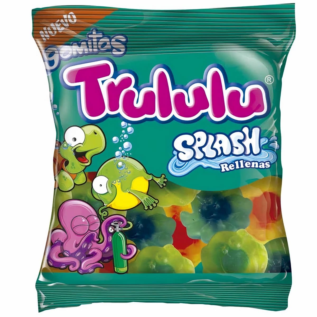 GOMITAS TRULULU SPLASH RELLENAS X 70 GR
