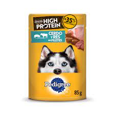 PEDIGREE POUCH HIGT PROTEIN CERD/RES*85G