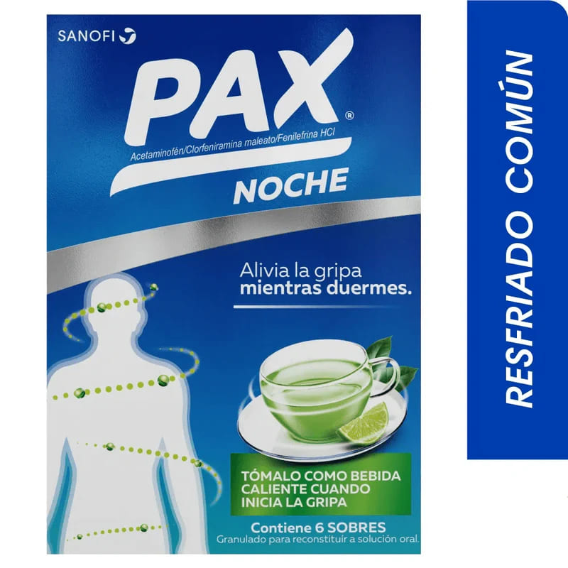 BEBIDA PAX NOCHE CALIENTE SOBRE X 6 GR