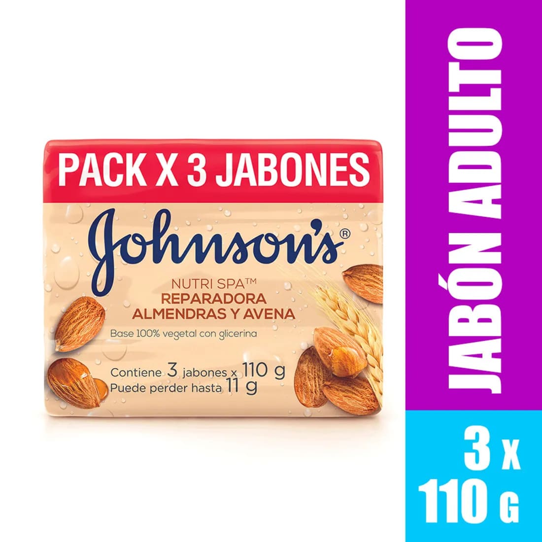 JABON BAÑO J&J BABY AVE*3*110G