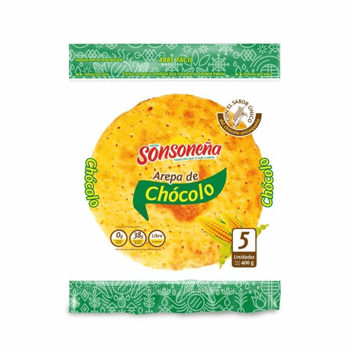 AREPAS SONSONEÑAS CHOCO*5*400G