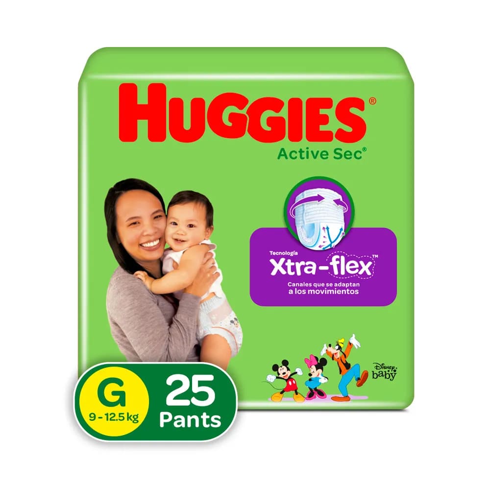 PAÑAL HUGGIES PANTS ETAPA 4 * 24U