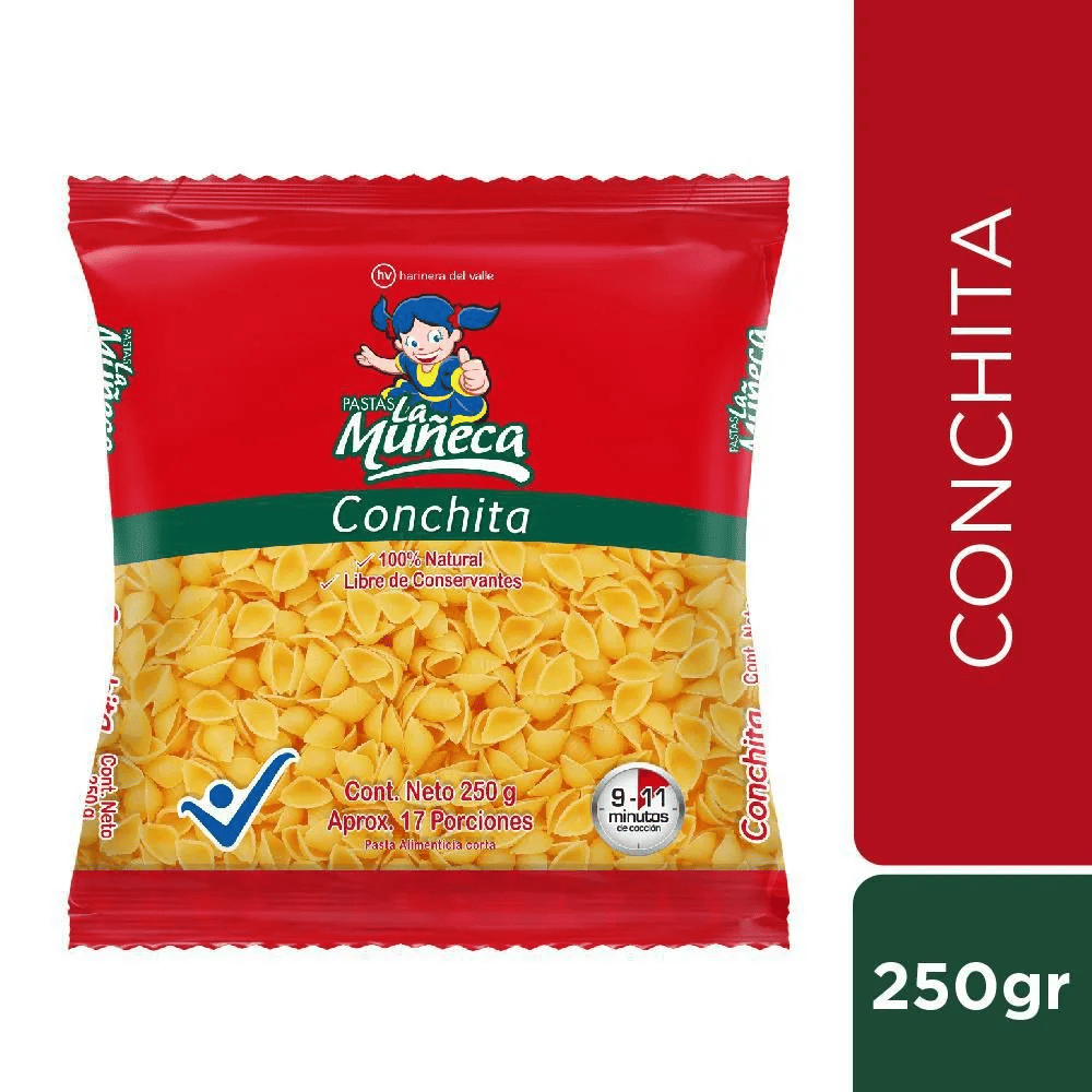 PASTAS LA MUÑECA CONCHITA*250GR