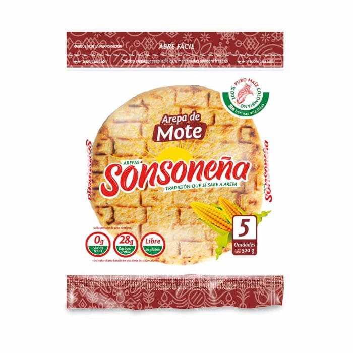 AREPAS SONSONEÑAS T MOTE*5U