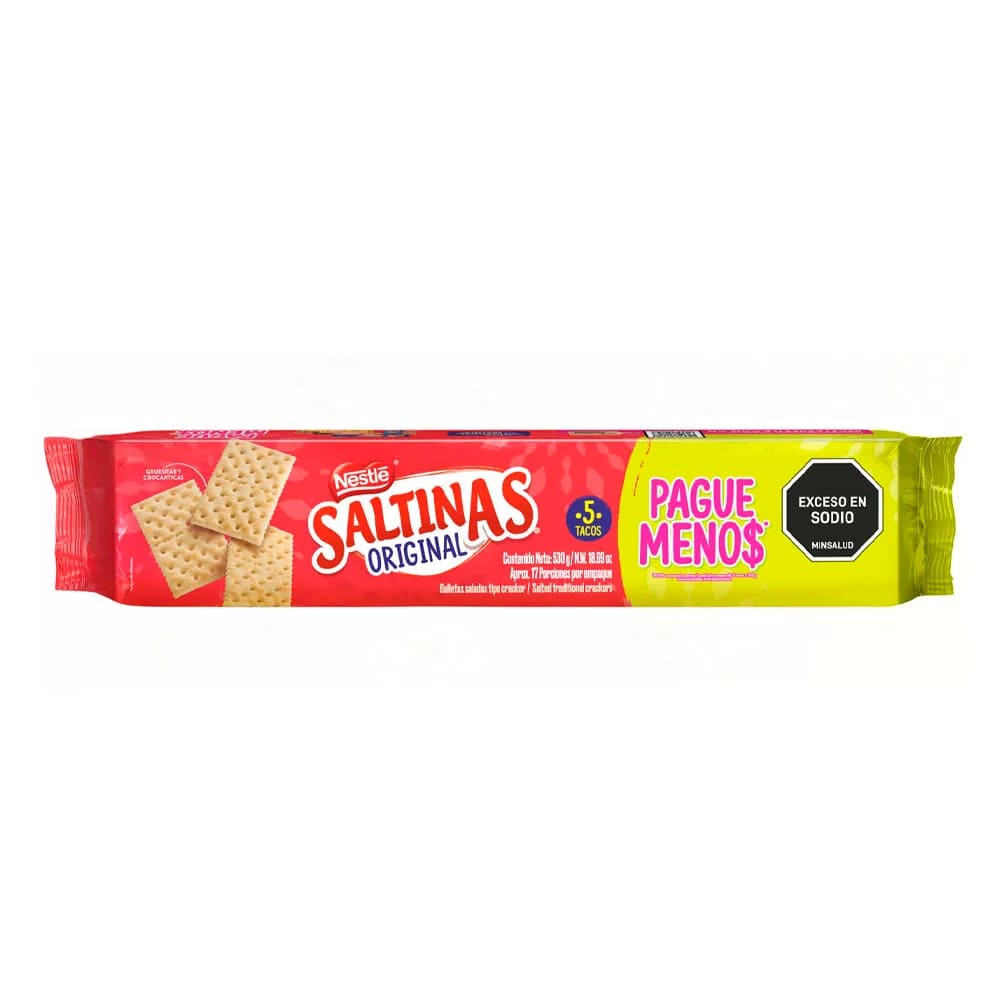 GALLETA SALTINAS NESTLE*450G*5T
