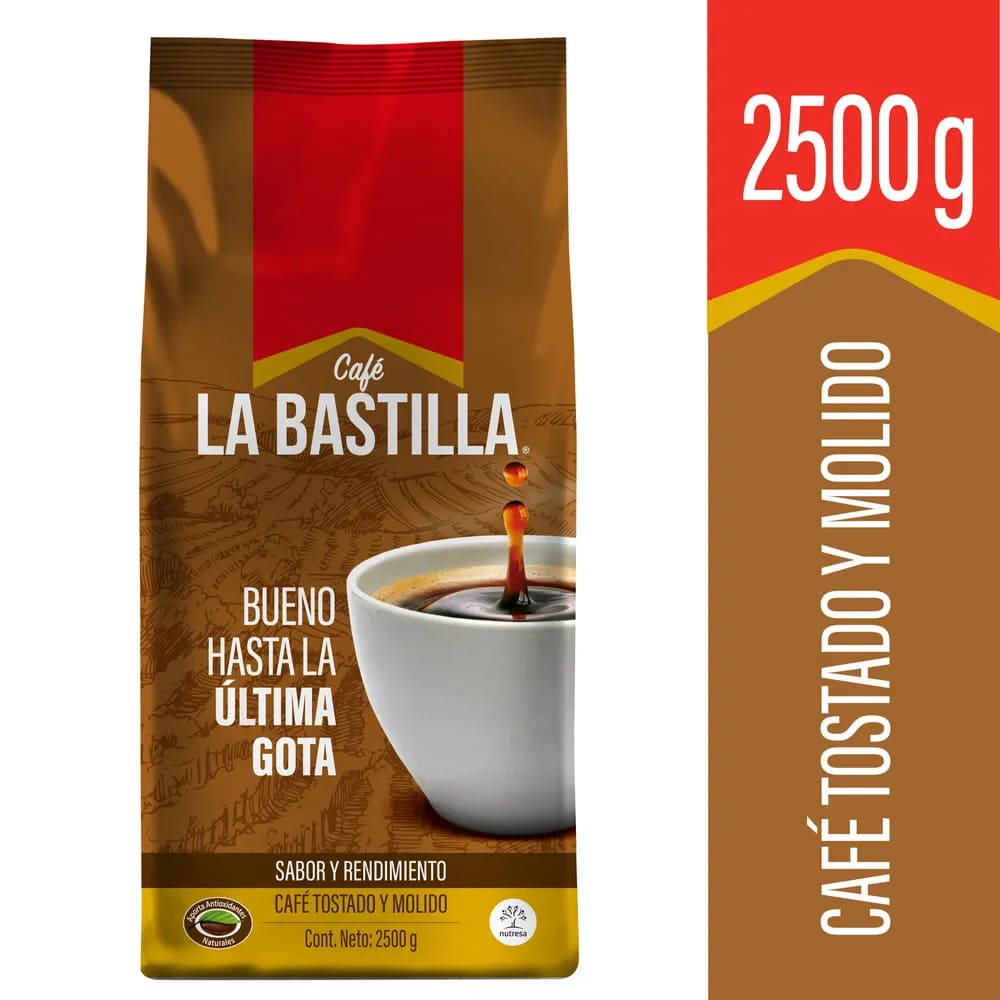 CAFE LA BASTILLA MEDIO*2500G
