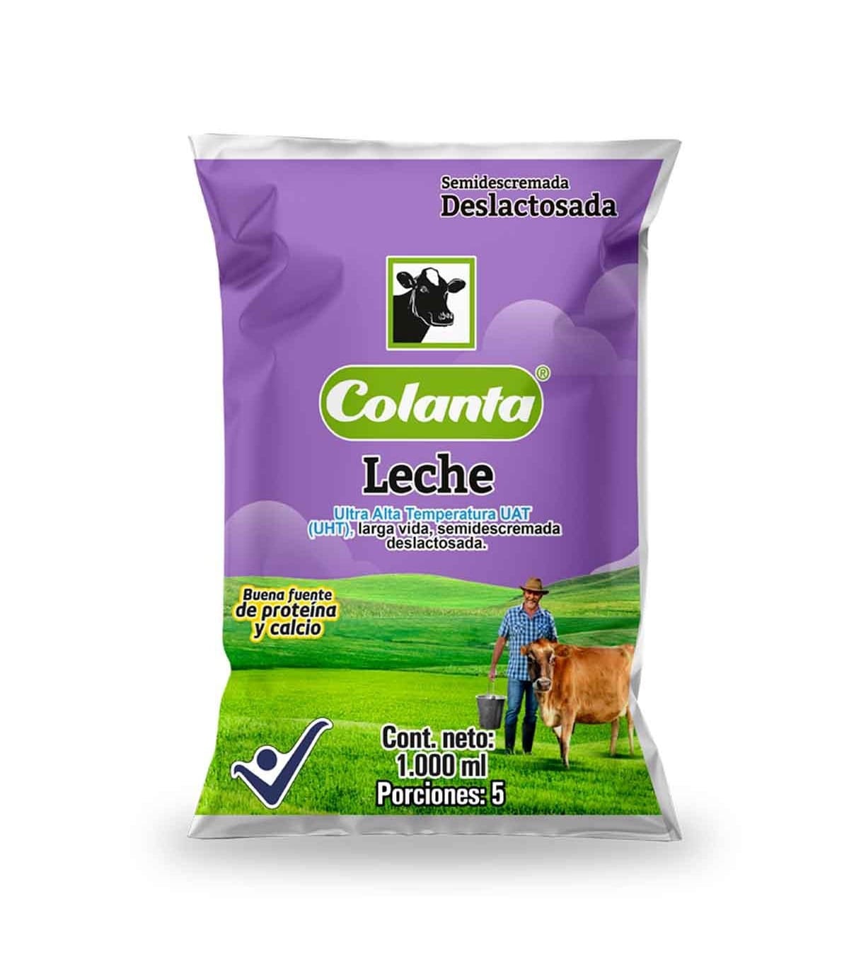 LECHE COLANTA DESLACTOSADA LARGA VIDA X 1000 ML
