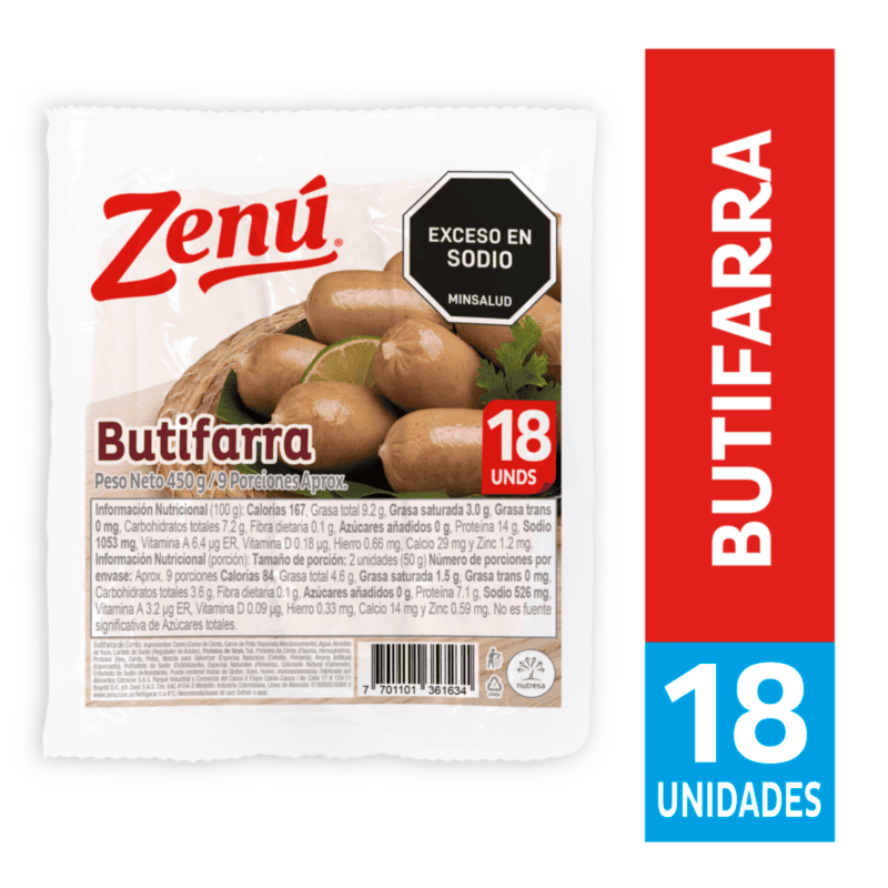 BUTIFARRA ZENU*450G