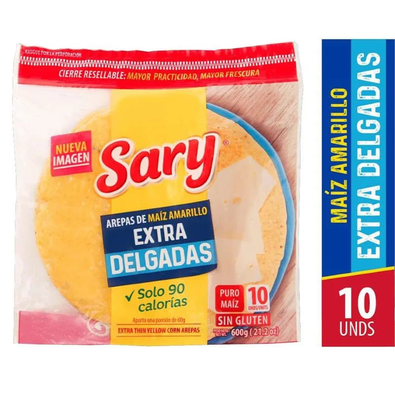 AREPAS SARY EXTRADEL AMARI*10U*600G
