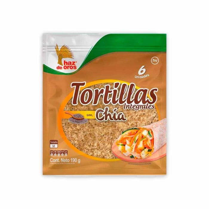 TORTILLAS HAZ DE OROS INT CHIA *190GR