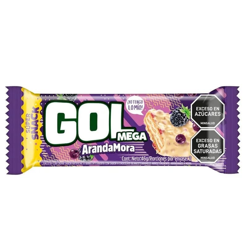 CHOCOLATINA JET GOL MEGA ARANDAMORA X 46 GR X 8 UNDS