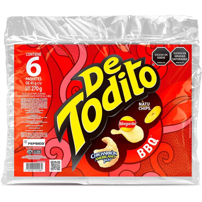 DETODITO FRITO LAY BBQ * 6