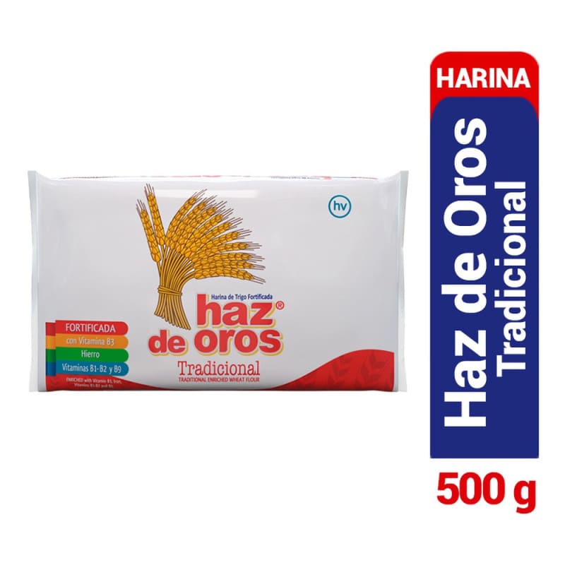 HARINA DE TRIGO HAZ DE ORO X 500 GR