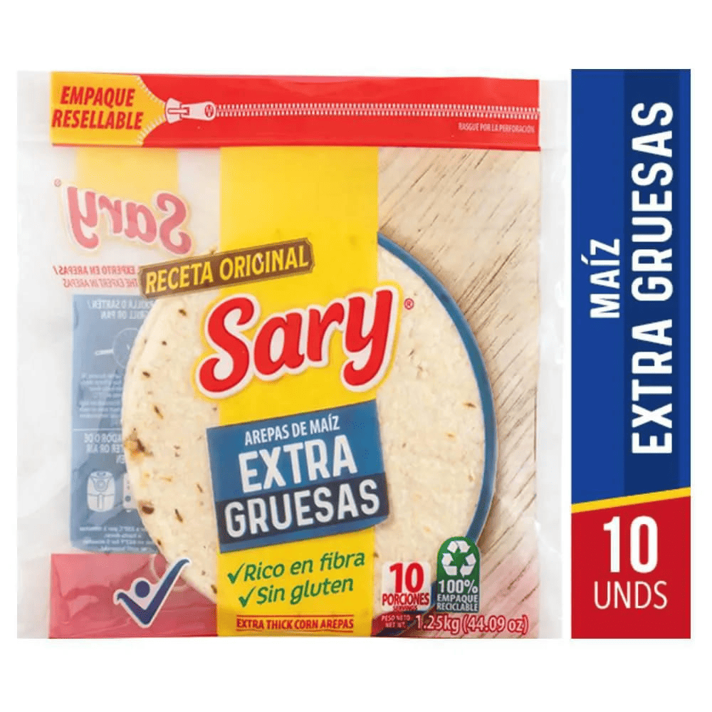AREPAS SARY EXTRAGR*1250G*10U