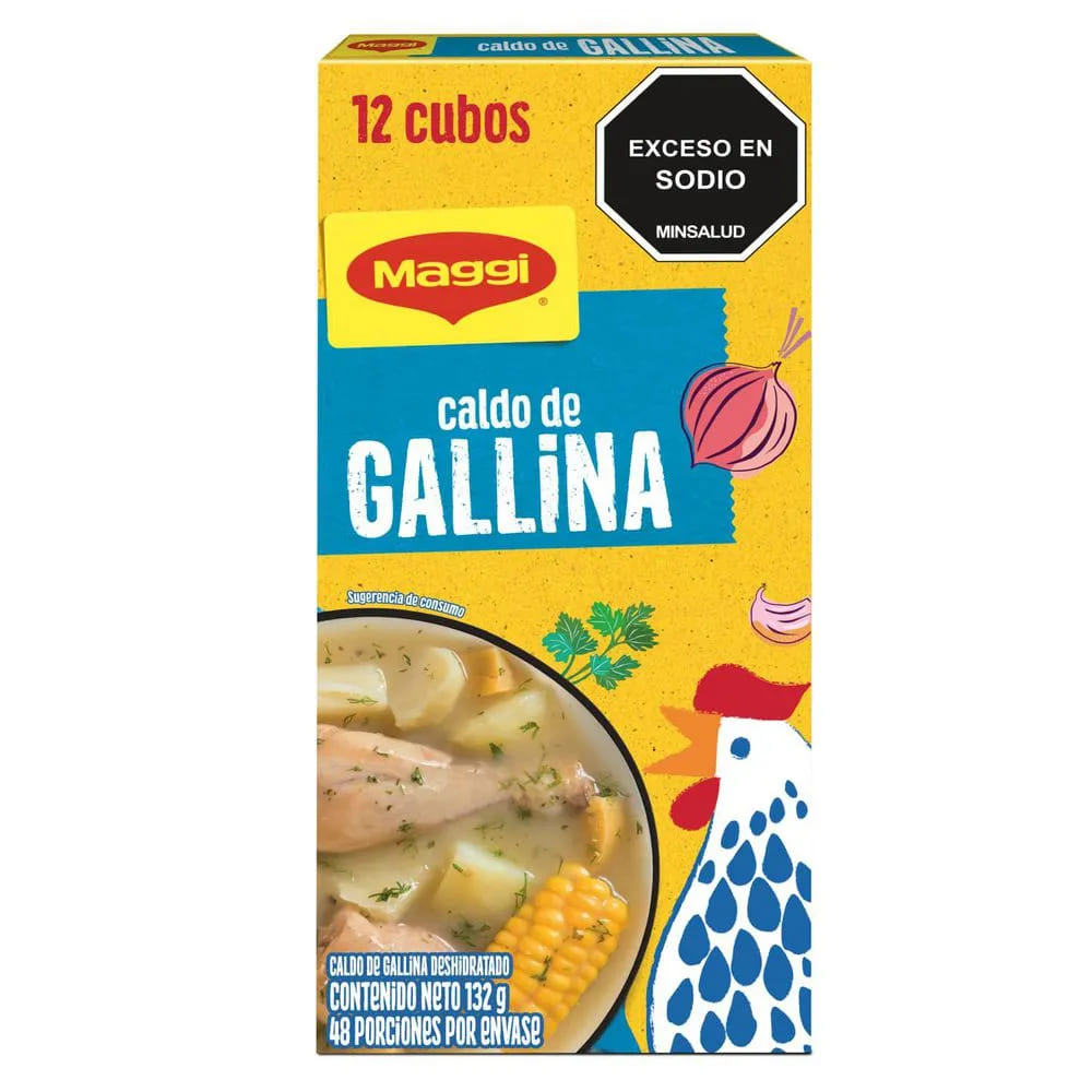 CALDO MAGGI*12 CUBOS*132GR