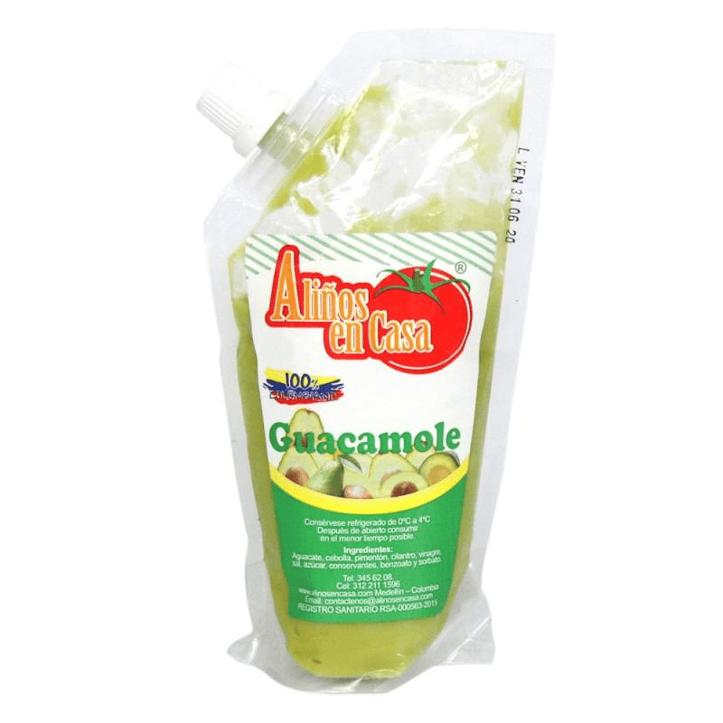 GUACAMOLE ALIÑOS EN CASA * 200 GR