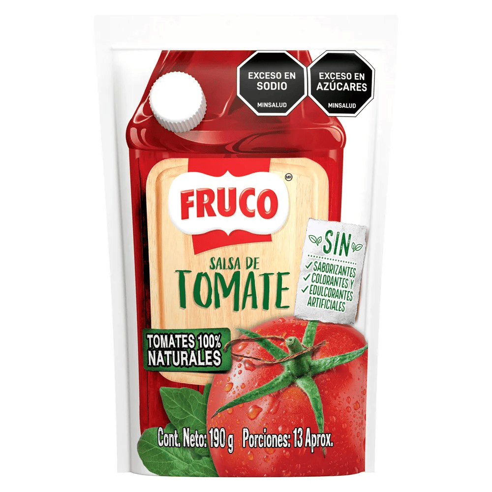 SALSA TOMATE FRUCO * 190 GR
