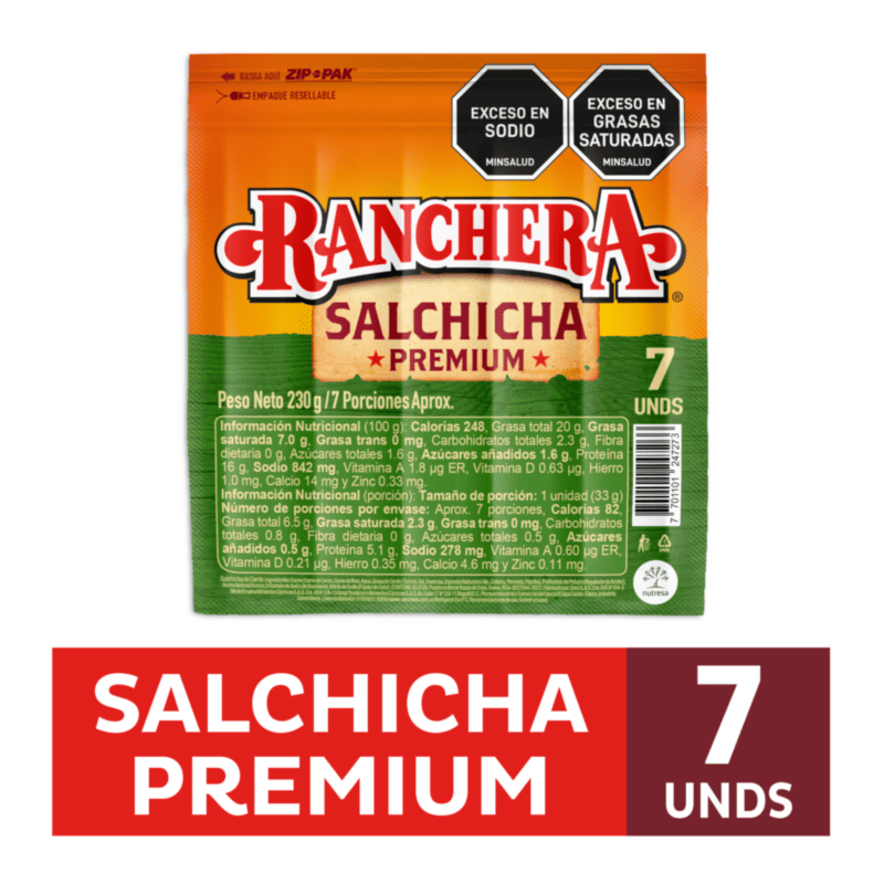 SALCHICHA RANCHERA*230GR
