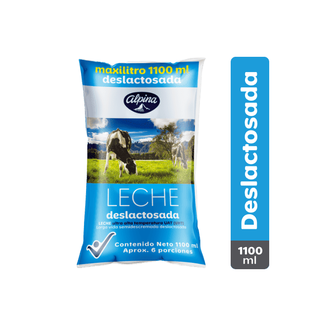 LECHE ALPINA DESLACTOSADA*1100 ML