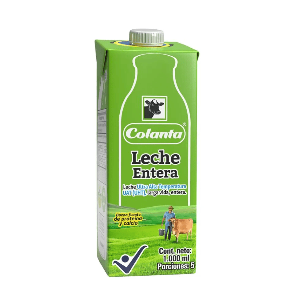 LECHE COLANTA ENTERA TETRA*1000ML