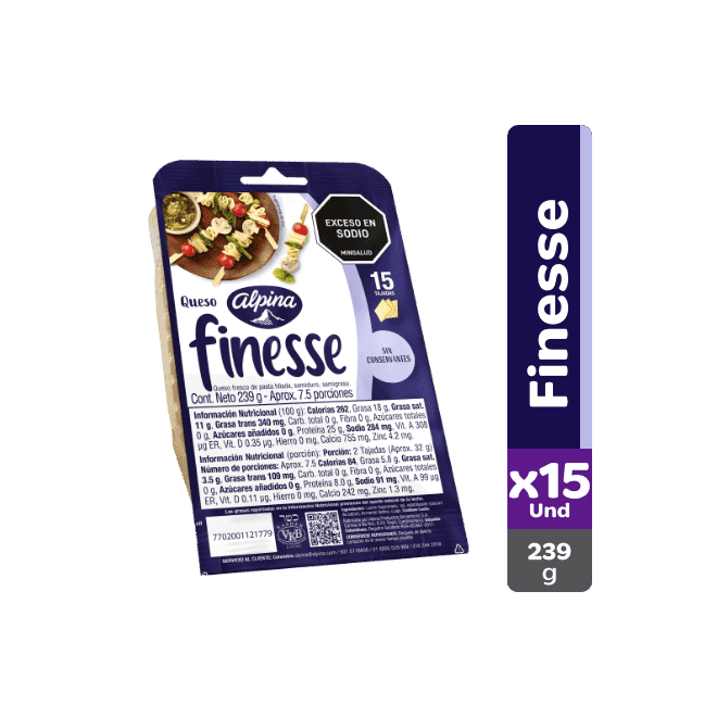 QUESO MOZA ALPINA FINE*239G