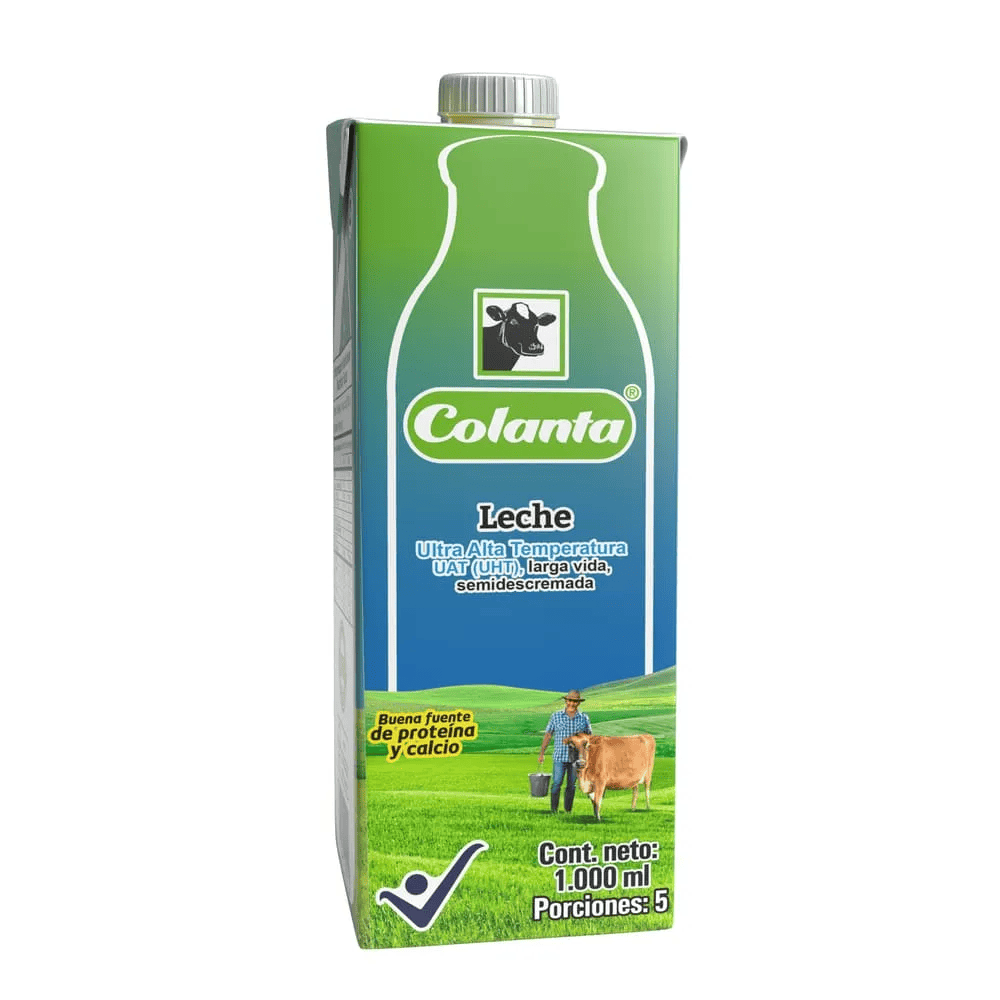 LECHE COLANTA SEMIDESCREMADATETRA X 1000 ML